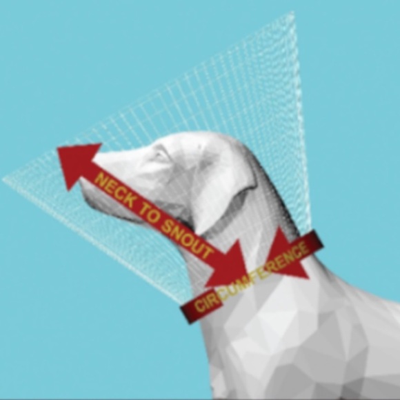 New Comfy Cone Tan E-Collar For Dogs Size Medium (20 cm) - Picture 2 of 13